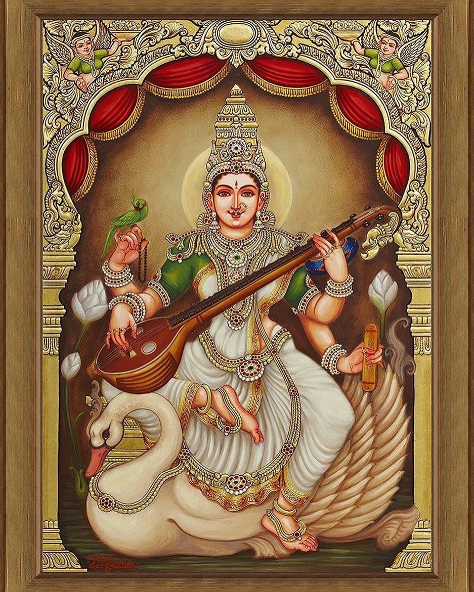DSbaghelRewa's tweet photo. May the goddess of knowledge, language, music and arts bless you and your family🙏🏻
HAPPY BASANT/VASANT PANCHAMI 🌻.
(Basant Panchami is a festival that marks the preparation for the arrival of spring.On this day people also try to please The Goddess of Wisdom -‘SARASWATI’.
#NFTs https://t.co/K9lOG06QEz