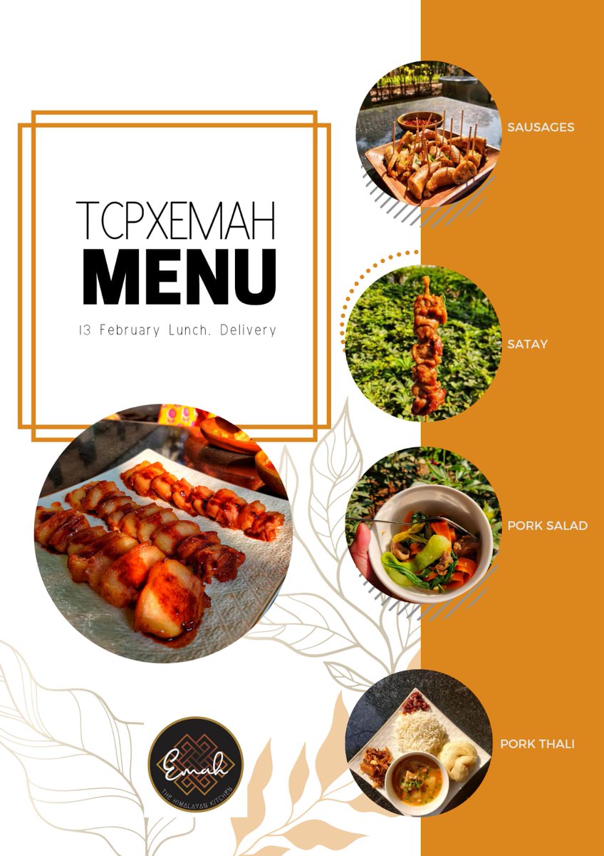 #TCPPuneChapter's Feb event is on the 13th, next Sunday. An exclusive Tibetan #PorkPlatter that has been curated by Pema; one of the co-founders of #Emah-The Himalayan Kitchen. Limited spots, SO HURRY! Deets and booking link - rzp.io/l/tcppunepow2

Pls RT & tag friends!

#pune