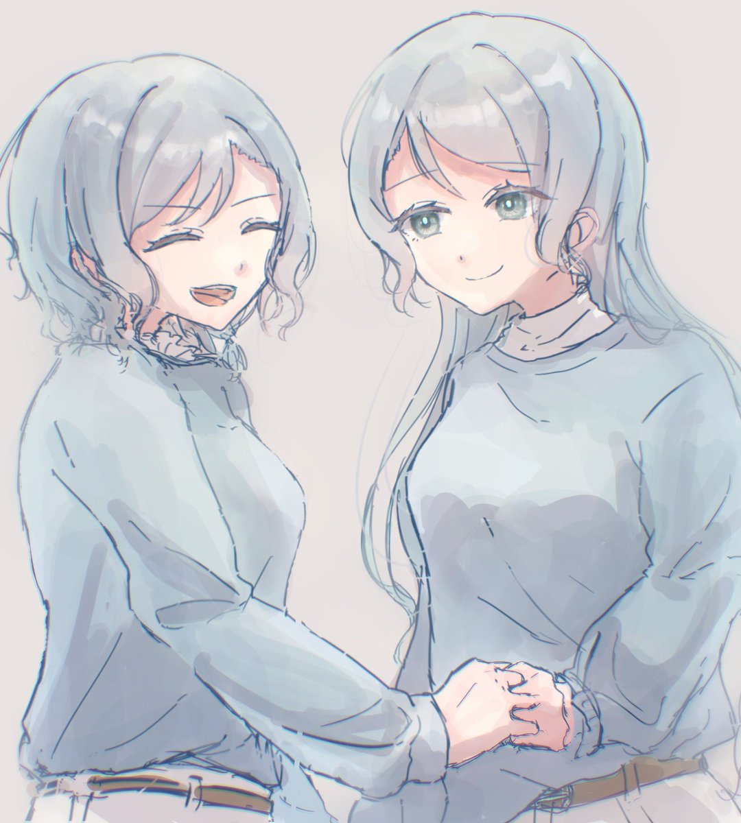 maguro_ran's tweet photo. #双子の日 再掲 https://t.co/NiEnBuPpFf