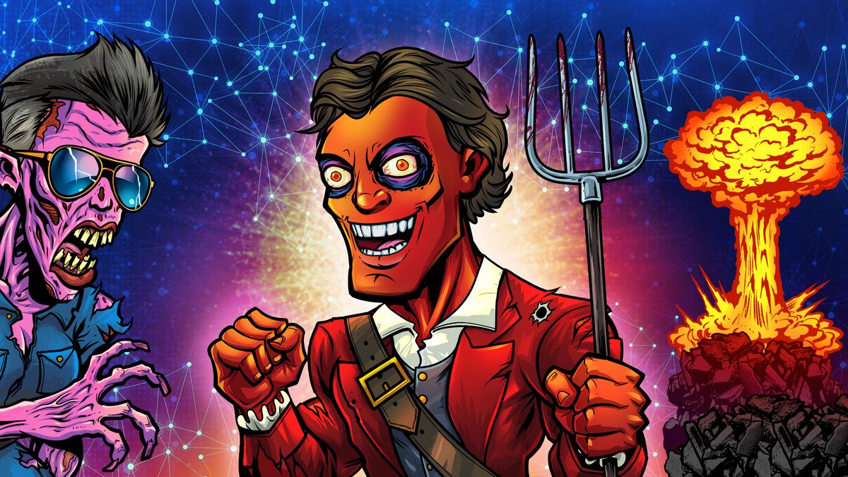 T0LDYA's tweet photo. Scooped up a couple @ZombieChains Zombie Hunters on the cheap recently. 

The team @ZombieChains keep holders on their toes as they go against the status quo. 

Show me your favourite Zombie chain/hunter!

#cnft #nft #cardano #cardanonft #CNFTCommunity #ada https://t.co/9JURg8nOgk