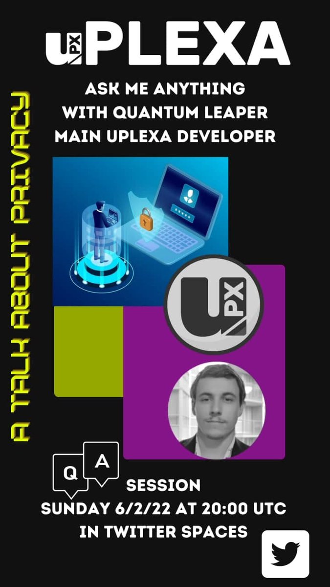 uPlexaCommunity's tweet photo. Join tomorrow 20:00UTC!

@uPlexaCoin https://t.co/ADSJ19omqI