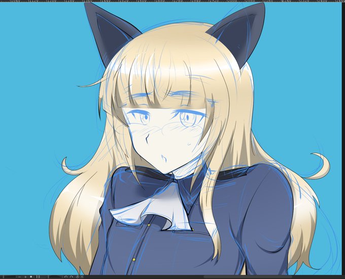 ペリーヌお嬢様くん可愛く描けてきた 