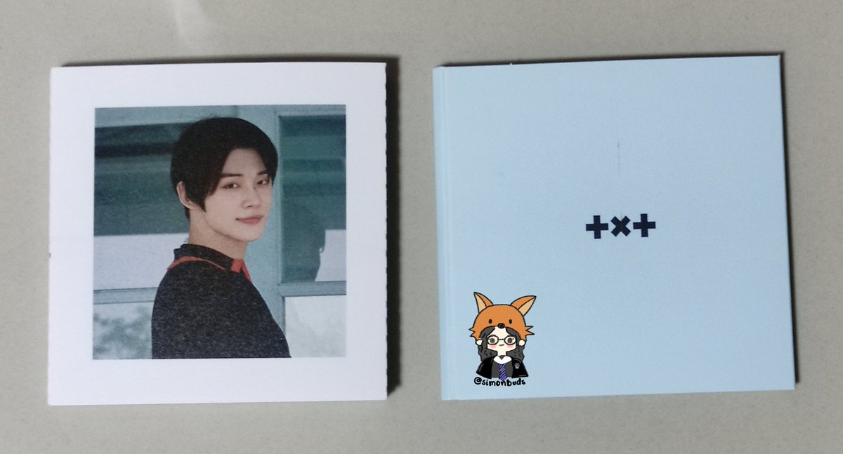 simonbuds's tweet photo. WTS LFB PH ONLY | HELP RT‼️
#simonselling

Yeonjun accordion card from 3rd pb

☞ 340 php
☞ bought for the same price
☞ may small mark (dumating siya sakin ng ganito)
☞ dop: payo/ 3 days reservation
☞ onhand
☞ check notion before claiming: https://t.co/5suOGWOWGc https://t.co/qvlQckpIjE