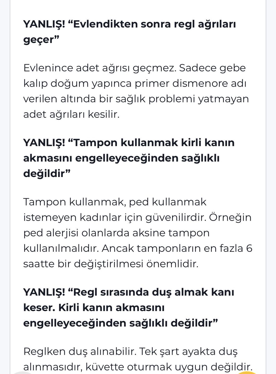 bythelos's tweet photo. Reglden utanacağınıza bilgilenin. Memorial Hastanesi geçen sene regl hakkında doğru bilinen yanlışları paylaşmış 💫 #Regl https://t.co/2Pe3yuEHFy