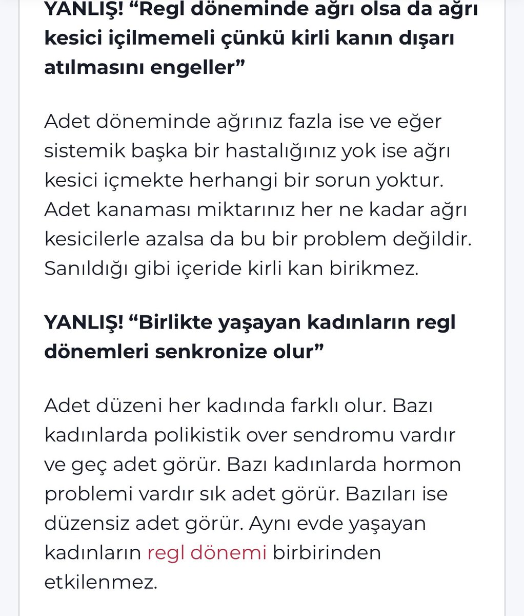 bythelos's tweet photo. Reglden utanacağınıza bilgilenin. Memorial Hastanesi geçen sene regl hakkında doğru bilinen yanlışları paylaşmış 💫 #Regl https://t.co/2Pe3yuEHFy