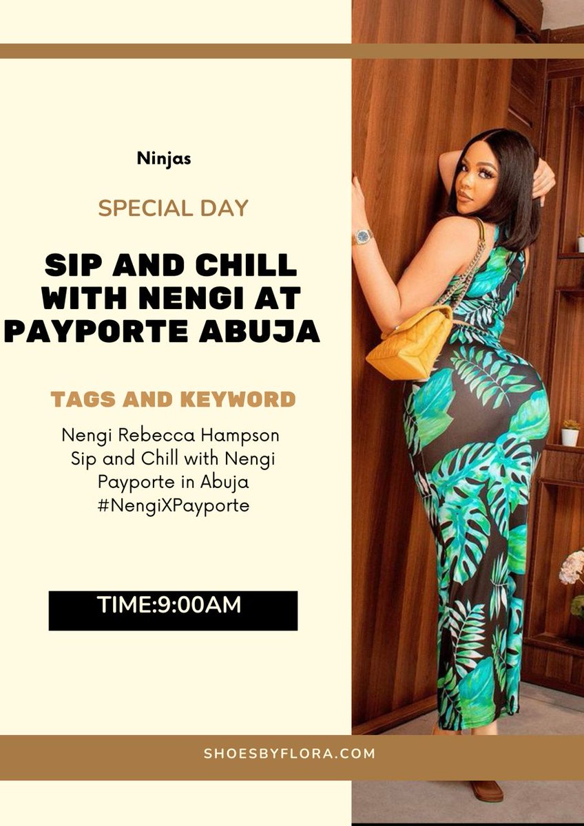 Only_Itunu's tweet photo. Can't wait to see what Nengi @nengiofficial and Payporte @PayPorte have in store for us

#NengiXPayporte
Payporte in Abuja 
Sip and chill with Nengi
Nengi Rebecca Hampson https://t.co/iiR9kcES1Y