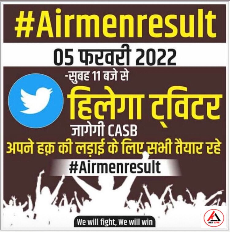 DeepakC02403208's tweet photo. #Airmenresult
It's not about single person it about all airmen 
@DefenceMinIndia 
@DelhiTimesTweet 
@TheRealKhabri 
@DeepakC02403208 https://t.co/BRvHvYURua