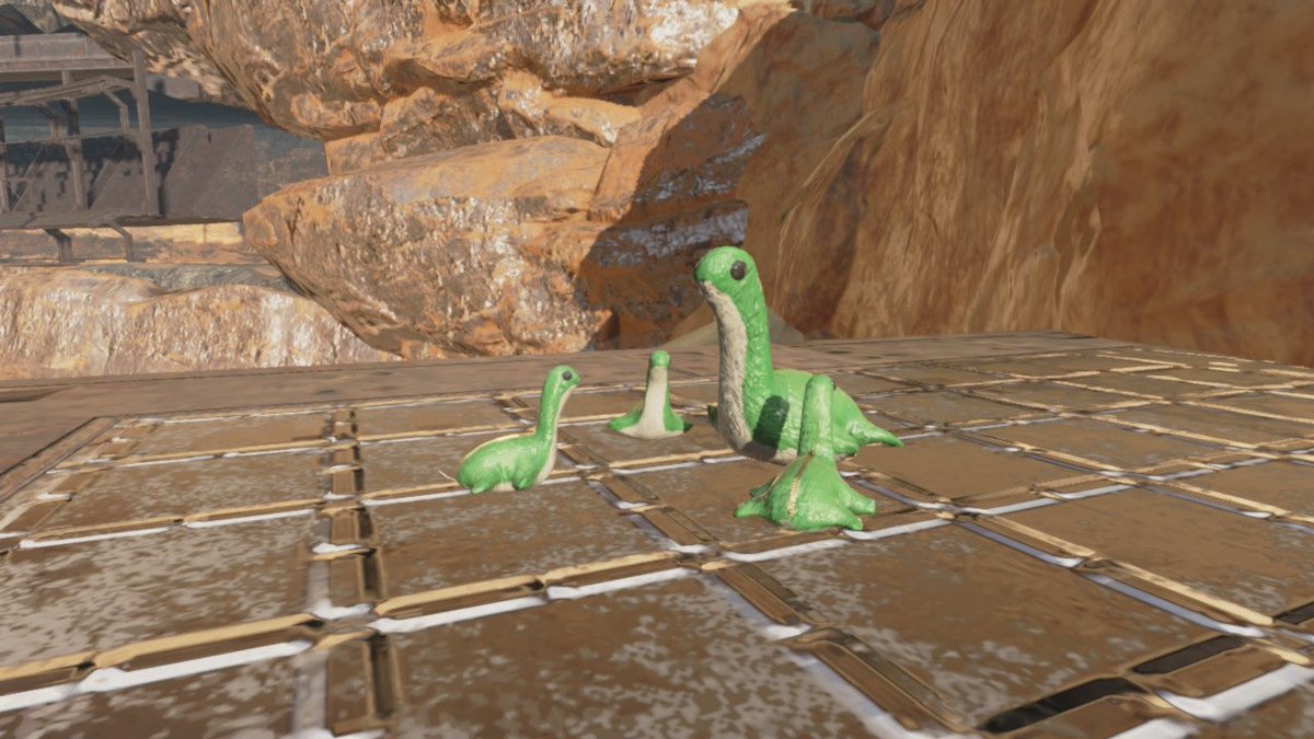 normal_apex's tweet image. 🐢「ガヤガヤ･･･ワイワイ･･･」
🦅「亀さん何話してんだ？」
🐢「いつかあの竜宮城行きたいね」
🦅「行こう‼️(亀に乗る)」

って言うのを1人でやってた😂
亀さん可愛い(*˙˘˙)♡