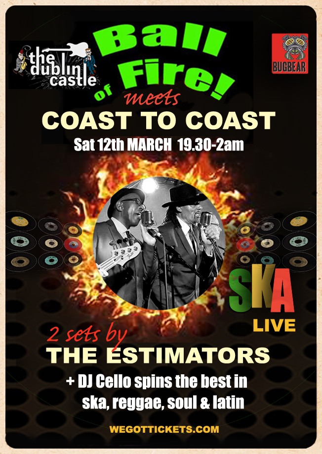 The next show - DJ Cello's C2C meets BALL OF FIRE - Sat March 12th 2022