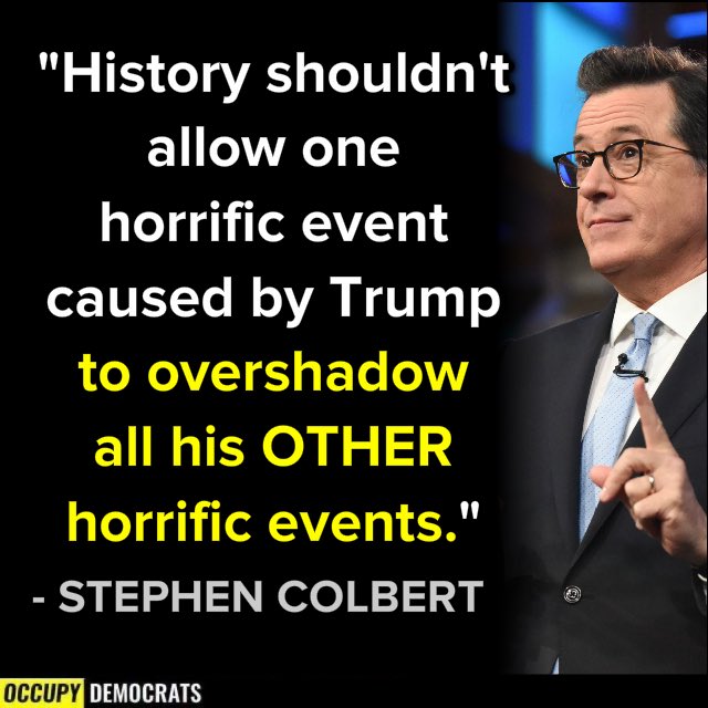 Stephen Colbert nailed it 💯