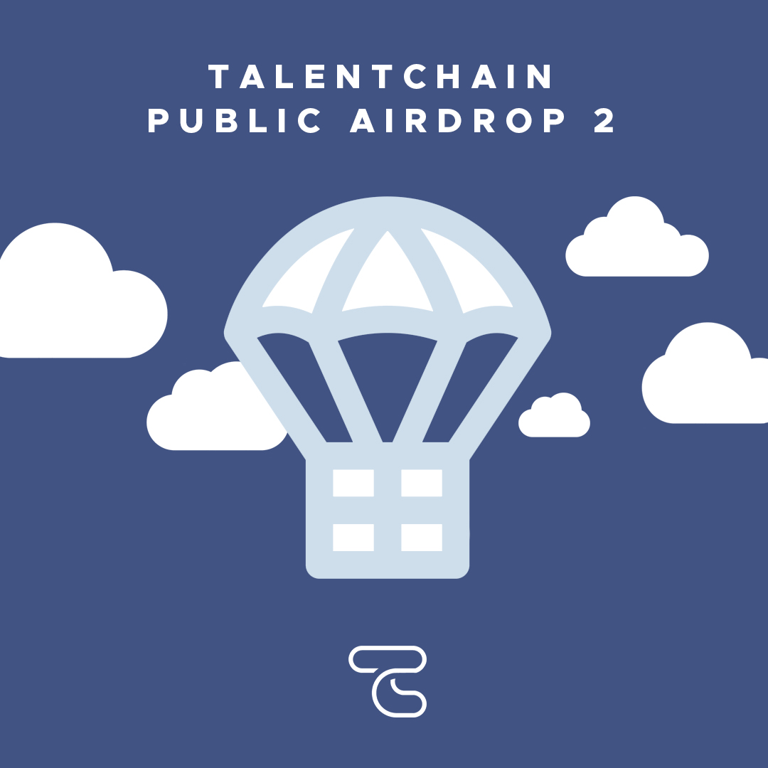 TalentChainXRPL's tweet photo. Two months left until TalentChain Public Airdrop 2. 

📸Snapshot: 31/03
💸Airdrop: first week of April

The Airdrop will be segmented on 10 Tiers and to be eligible you must hold at least 1k $TALENT.

For more info please check page 10 of the WP.

➡️https://t.co/lXbJQr1WxQ https://t.co/7srYuu88GN