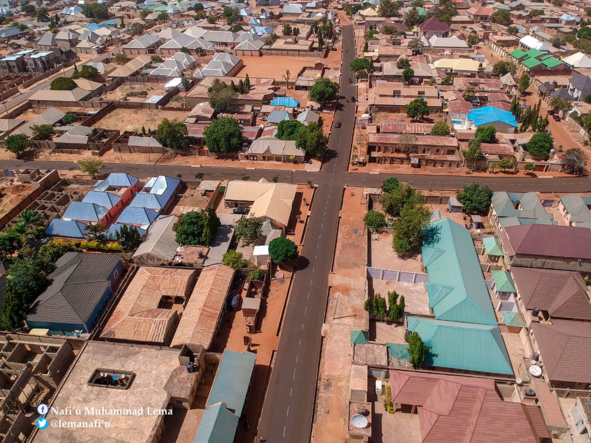 Senatortambuwal's tweet photo. PROJECT MATTERS:

Aerial shot of  Runjin Sambo Area township roads exucated by the result oriented administration of Governor @AWTambuwal of Sokoto. Thank you Tambuwal. https://t.co/DNsPIxKNrw