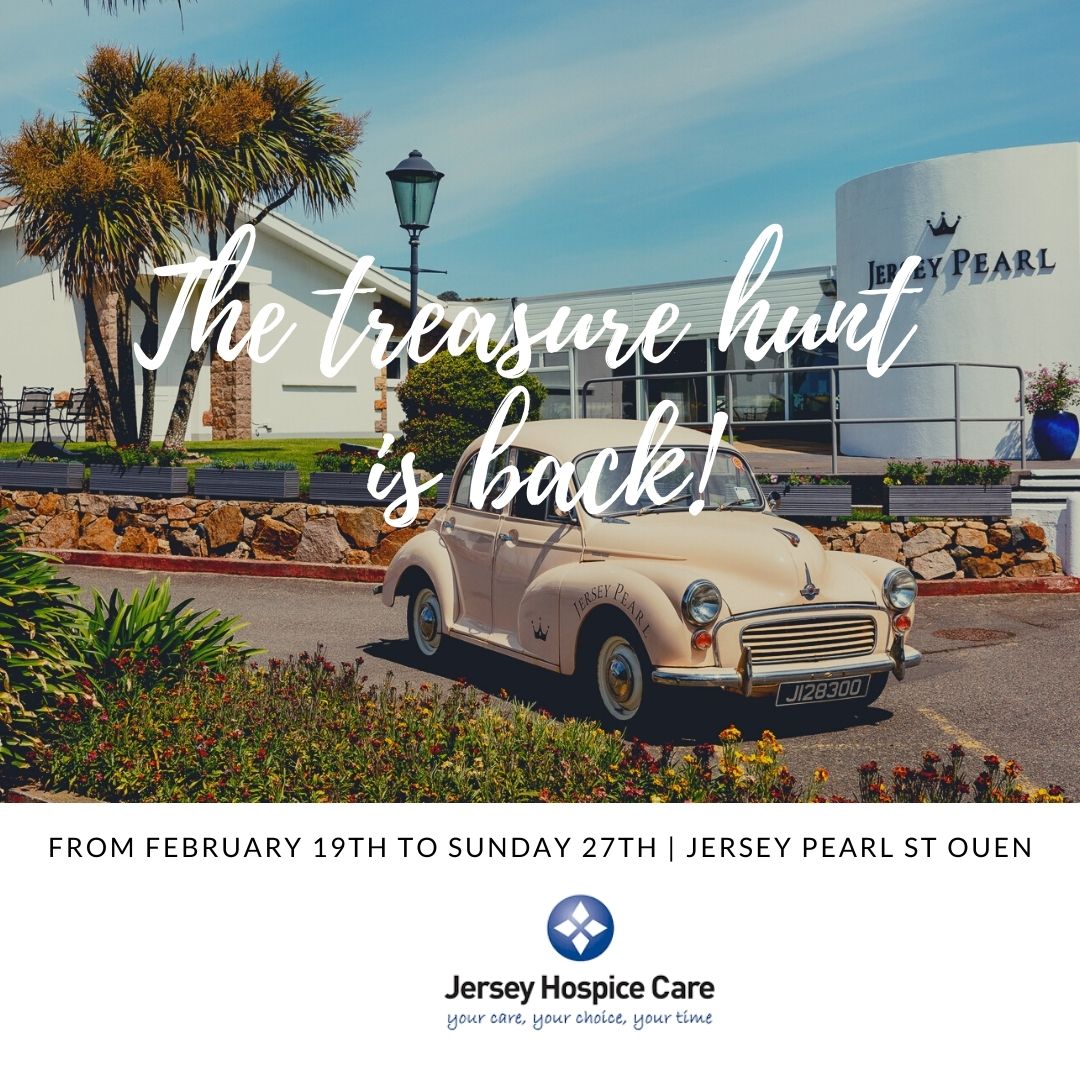 Drum roll……our treasure hunt is back! 🎉 
Come and join us from February 19th to 27th for some half term fun and help us raise money for Jersey Hospice Care

Find out more zcu.io/FQCv