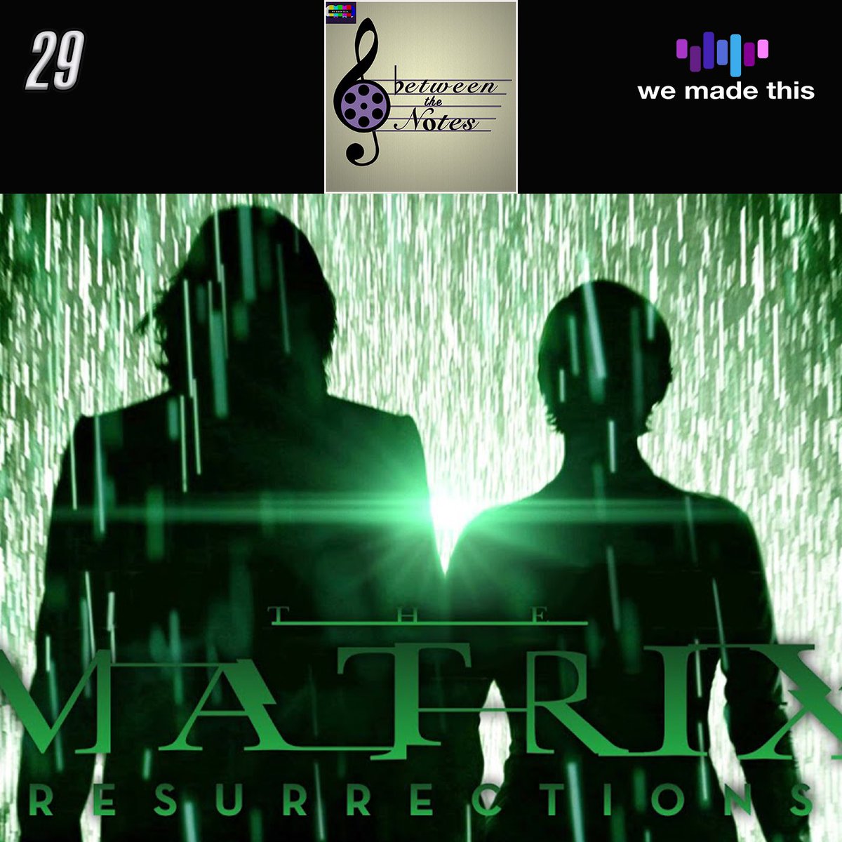 we_madethis's tweet image. NEW EPISODE of #BetweenTheNotes

@ajblackwriter &amp;amp; @seano22, in the first of a two-part new format style looking at the scores of last month, dig into #TheKingsMan, #TheMatrixResurrections #TheTragedyOfMacbeth and more.

Listen and subscribe here: pod.link/1452060466/epi…