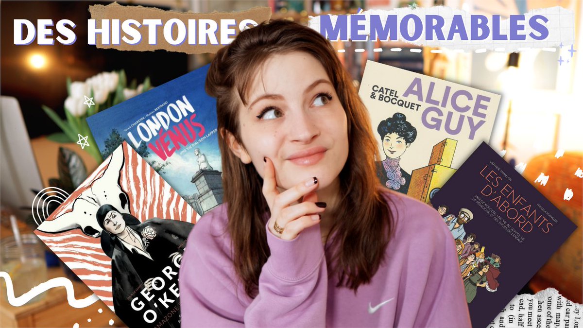 Jeannotselivre's tweet photo. 📍 Nouvelle vidéo : cette semaine ma team Jeannot, la BD est mise à l'honneur ! Je voulais vous parler de mes BD biographiques préférées qui restaurent la mémoire de certaines personnalités oubliées. https://t.co/Or27Fc5a2B https://t.co/GWcImpTDs6