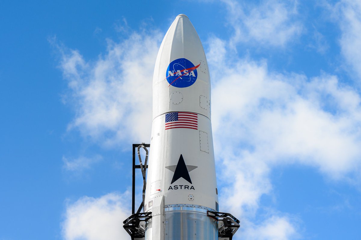 SpaceRocket13's tweet photo. Astra Rocket 3.3 rocket  will launch four cubesats for NASA's Venture Class Launch Services program (ELaNa 41 ).
It will lift off from SLC 46 at Cape Canaveral Space Force Station in Florida, 
Launch Time
Sat Feb 05, 2022 1:00 p.m EDT   (18:00 UTC). https://t.co/DRwcZ1lLeB