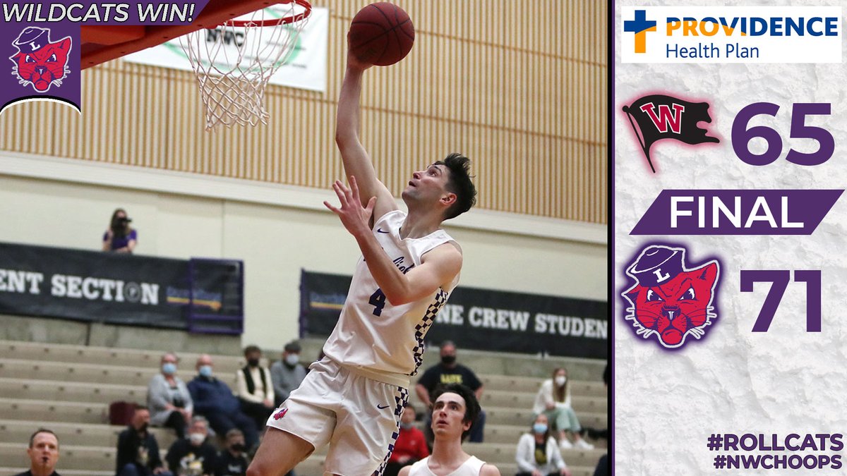 linfieldmbb's tweet image. RECAP🏀| The &apos;Cats hang on at home and beat #14 Whitworth 71-65 to move into a tie for first place in the NWC!

📰: bit.ly/3sm6i00

#RollCats | #d3hoops | #NWCHoops
