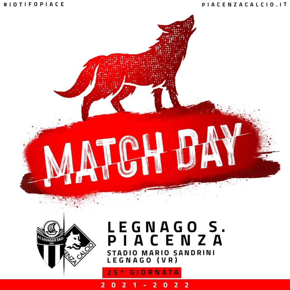 💥 Matchday
⚽ #Legnago - #Piacenza
🕝 14:30, Stadio Mario Sandrini
📺 Eleven Sport
⚪🔴 #iotifoPiace