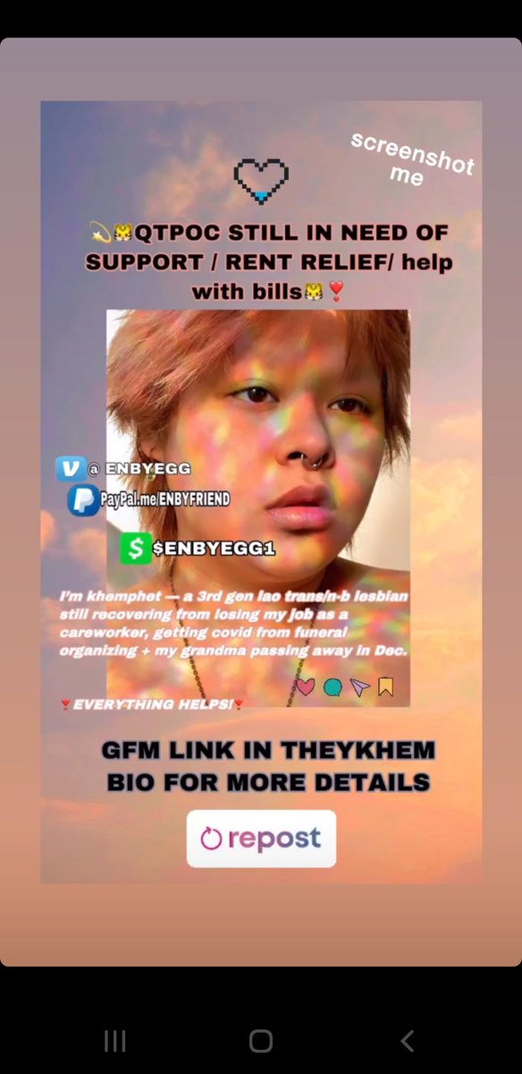 posting b4 I sleep if u can pls rt and send something his way if u can