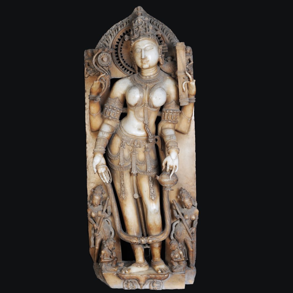 NMnewdelhi's tweet photo. 🖼 Saraswati I 1200 AD - 1300 AD -Early Medieval I Chahamana /Chauhan Dynasty I Bikaner, Rajasthan I Marble I NM Collection
#NMcollection #ObjectoftheDay #HappySaraswatiPuja https://t.co/k2UGPC9xxx