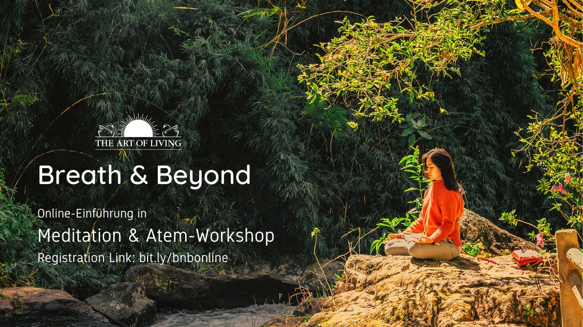 aolswitzerland's tweet photo. Join us !
Begleiten Sie uns!

Get a glimpse of free meditation workshop!

#breathe #calm #JOY #Peace #PositiveVibes 

https://t.co/dayVejmTWL https://t.co/mvttXbKhpY