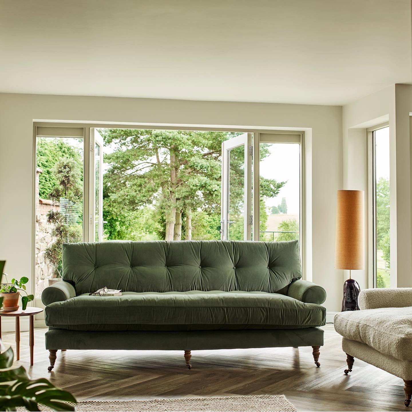 Aqua 2024 velvet couch