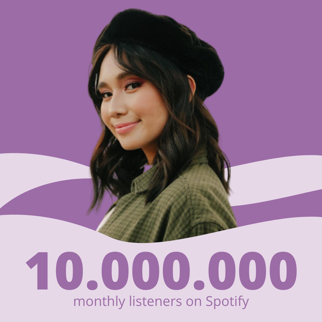 NIKI jadi Penyanyi Wanita Indonesia pertama dan satu-satunya yang berhasil tembus 10 Juta Monthly Listeners di Spotify.

Selamat <a href="/nikizefanya/">NIKI</a> <a href="/88rising/">88rising</a> <a href="/SpotifyID/">Spotify Indonesia</a>
