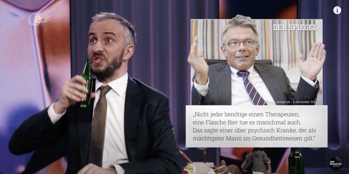 detoxrebels's tweet image. Über 260 Mrd. Euro Ausgaben der Krankenkassen jedes Jahr darf der Gemeinsame Bundesausschuss entscheiden. Und wie tickt das Gremium?👇Wenn es nicht so ernst und traurig wäre… Zum Video: youtu.be/mzMj-v1sMI4 #böhmermann #depression #zdfmagazin #gesundheit