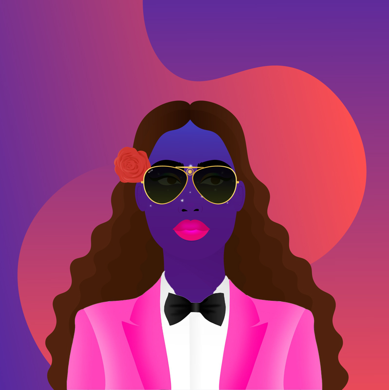 #TheTimeIsWoW  <a href="/worldofwomennft/">world of women</a> Here is my Christie's ready night goddess! What do you think? Am I worthy?