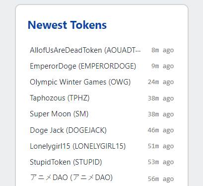 AOUADTOKEN's tweet photo. Our own personal page on TokenSniffer!
Help us with an upvote and let's go greeeeen!
https://t.co/YS1wXOsH2D

#token #gem #bsc #new #crypto #allofusaredead https://t.co/u8564mreVQ