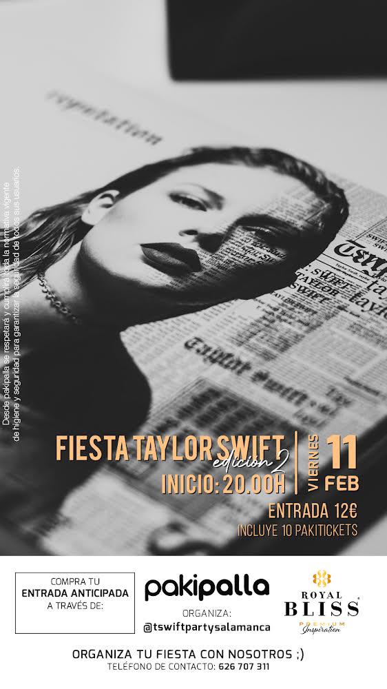 Y esta noche hay Fiesta Taylor Swift!!!! La primera fue un exitazo! No te la pierdas!!