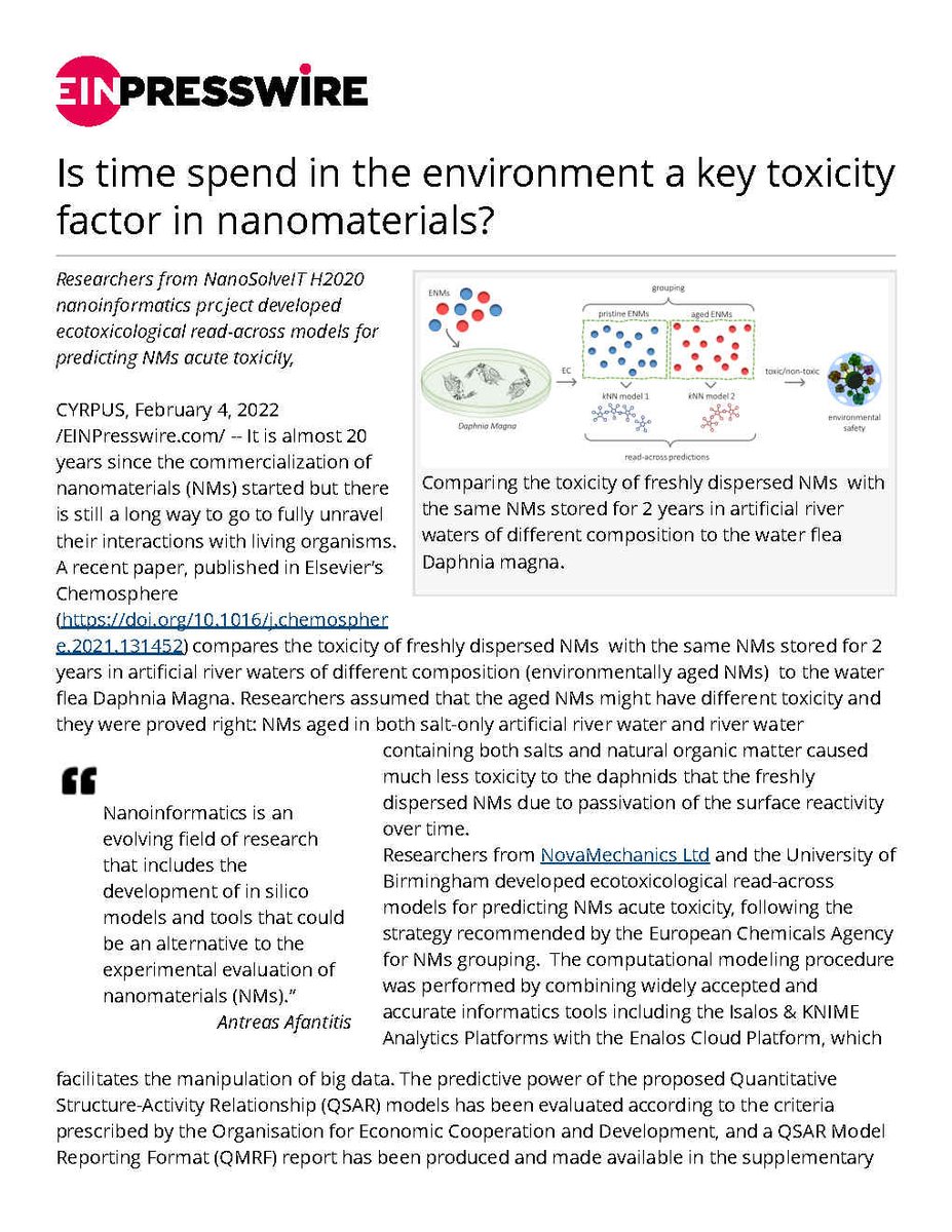 NanoSolveIT H2020 EU Nanoinformatics Project tweet media