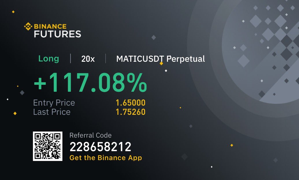 Thank you <a href="/0xPolygon/">Polygon | POL</a> $MATIC might explode even more who knows 💰💰

#Binance  #altcoin #bankersarewankers #crypto #BinanceFutures #Polygon