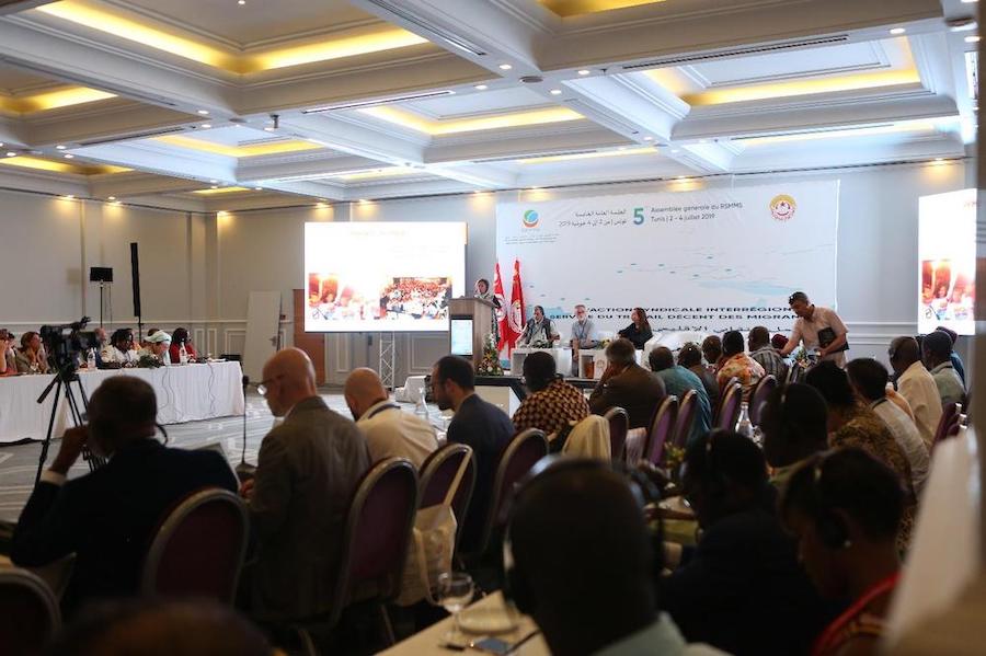 AlejandraORF's tweet photo. Hoy no podemos vernos en #Túnez como en nuestra anterior Asamblea General de la Red Sindical de Migraciones Mediterránea Subsahariana #RSMMS. Aún así la 6ª Asamblea comienza ahora. Con la ilusión intacta por trabajar en este espacio sindical privilegiado #África #Magreb #Europa. https://t.co/s6hdGo1s8H