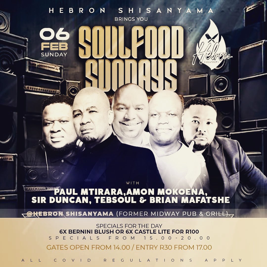 AmonMokoenaSA's tweet photo. Hebron Shisanyama, Sunday 06 February 2022. https://t.co/1TyALewZzY
