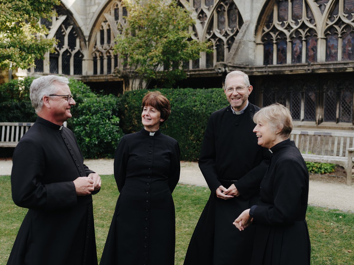 After 19 years of Ministry at Gloucester Cathedral, tomorrow will be Canon Celia's last Sunday Eucharist. We will all miss Celia hugely, but no-one deserves a happy retirement more. 🌟

Please do join us at 10.15am, either in person or online 👉 bit.ly/3rjSAvp