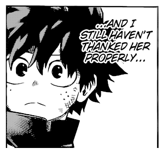 #bnhaspoilers Everyone is sharing the panel just before this but ???? his :< face is so precious? superior panel. And his psycho serious face is 🤌 I have many, many thoughts 