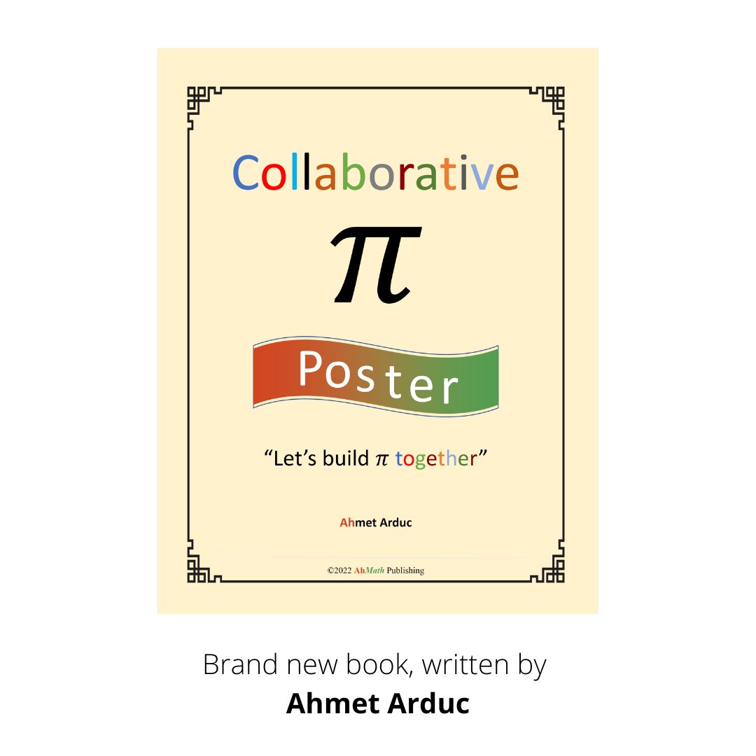 Collaborative Pi Poster: Let's Build Pi Together by AHMET ARDUC amazon.com/dp/B09RM8GGGR/… via @amazon 

#pi #picelebration #piday #piposter #poster #maths #education #geometry #classroom #printable #pidigits #collaboration