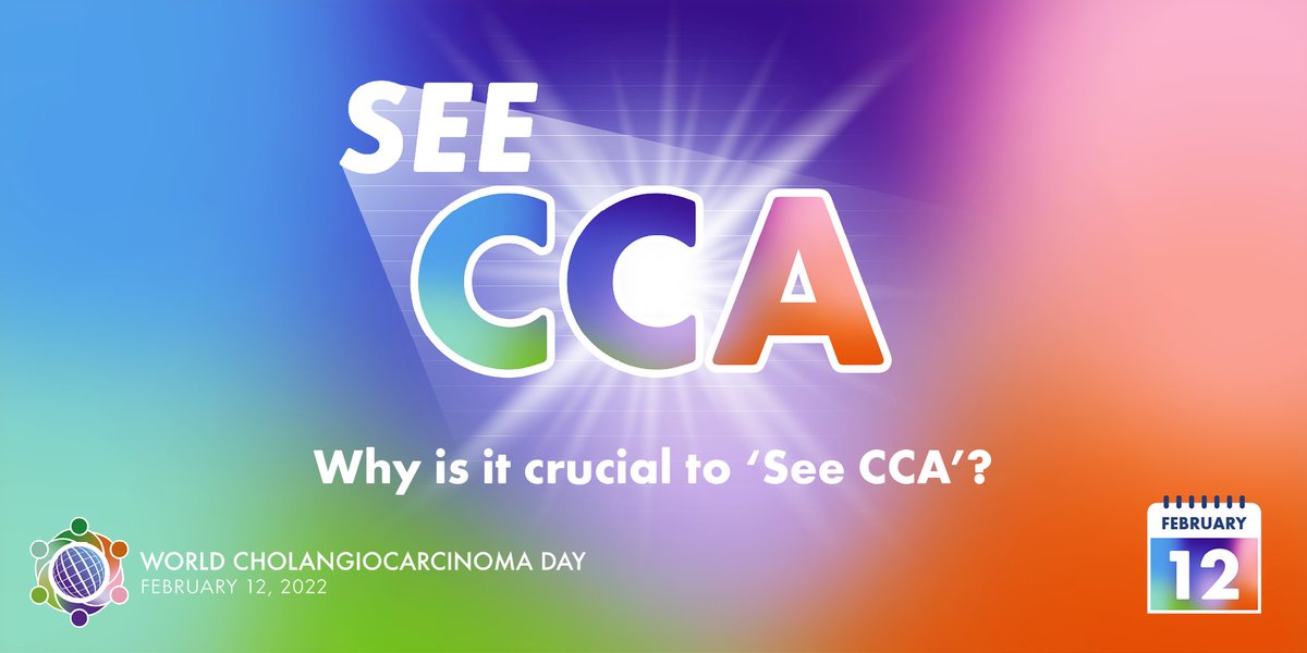 February is the cholangiocarcinoma awareness month:

Join us on 12th February for #WorldCholangiocarcinomaDay and help us to make cholangiocarcinoma more visible with the campaign 'See CCA'

👐🏼Show your support on social media
📲Sign the pledge: globalccaalliance.com/en/get-involve…