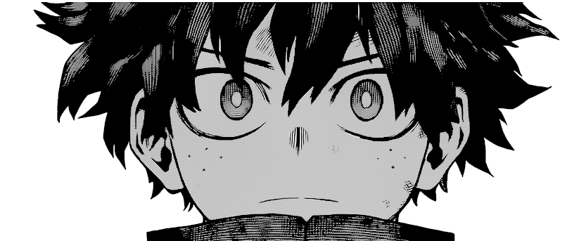 #bnhaspoilers Everyone is sharing the panel just before this but ???? his :< face is so precious? superior panel. And his psycho serious face is 🤌 I have many, many thoughts 