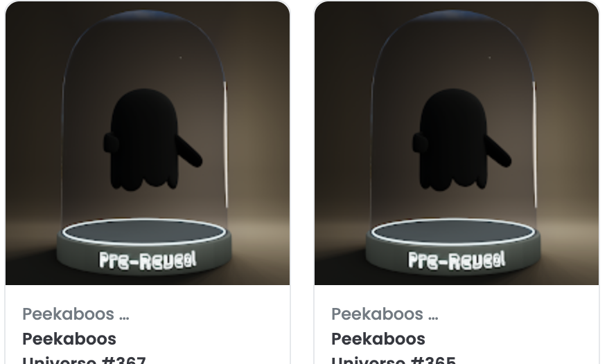 A big shout out to the team which have done a great job to the contract during minting with really low gas fees!
@peekaboosnft <a href="/murdo_peekaboos/">Murdo</a> Community was great and can't wait for the reveal!❤️
@takoa__ <a href="/steveaoki/">Steve Aoki</a> <a href="/ZhangKai55/">ZhangKai</a> <a href="/RaminNasibov/">Ramin Nasibov</a> <a href="/JRNYcrypto/">JRNY Crypto</a> <a href="/pranksy/">Pranksy 📦</a> @NFTLlama