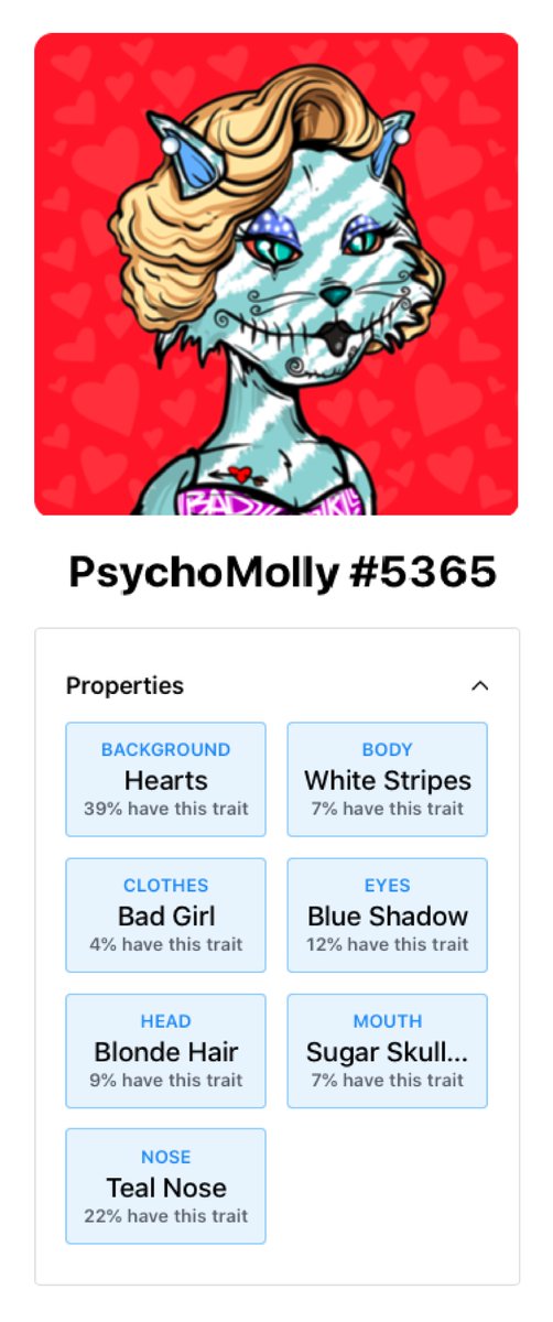 My #PsychoMolly #4477 #5365 🔥💣

<a href="/Ugonzo_art/">UGθηZθ</a> <a href="/ElRealGenius/">GENIUS</a> <a href="/PsychoKittiesOG/">PsychoKitties</a> 
#crofam #cryptocomnft #PsychoKitties #PsychoKitty #PsychoMolly #PsychoMollies #mollydrop