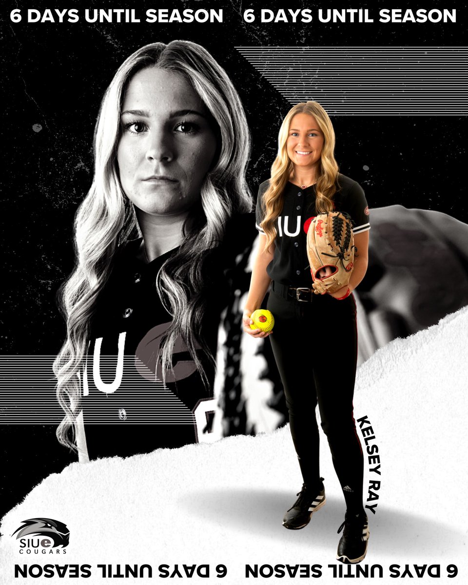 SIUESB's tweet photo. 6 days until our season opener in Monroe, LA! #siuecougars #siuesoftball https://t.co/apU9kBZTV7