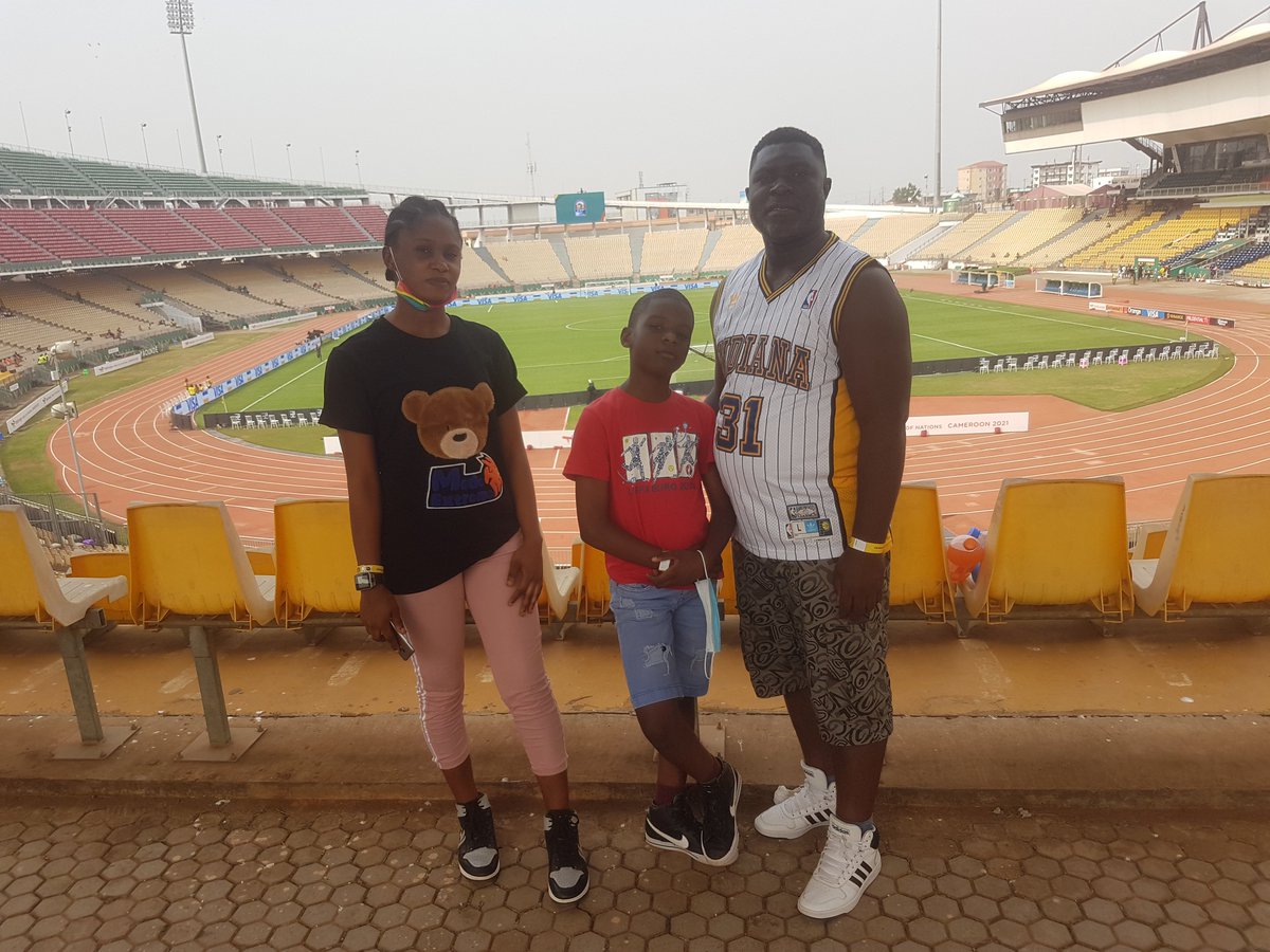 Au delà de la compétition, la CAN c'est aussi une opportunité de detente, de loisir et de découverte pour les enfants. Un dernier support aux lions pour leur dernier match de la CAN 2021 ici au stade de mfadena.