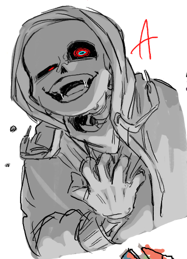 アテ宗 on X: Horror!Sans Doodle  / X