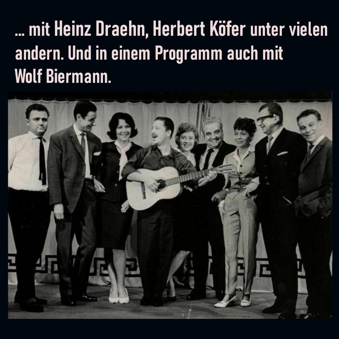 Wir verabschieden uns in tiefer Verbundenheit von unserer Schauspielkollegin Ellen Tiedtke (1930-2022) - bekannt auch als #Ellentie aus dem #DDR-Kinderfersehen. Bei uns stand sie auf der #Kabarett Bühne mit #HerbertKöfer, #GerdESchäfer - und auch mal mit #Biermann