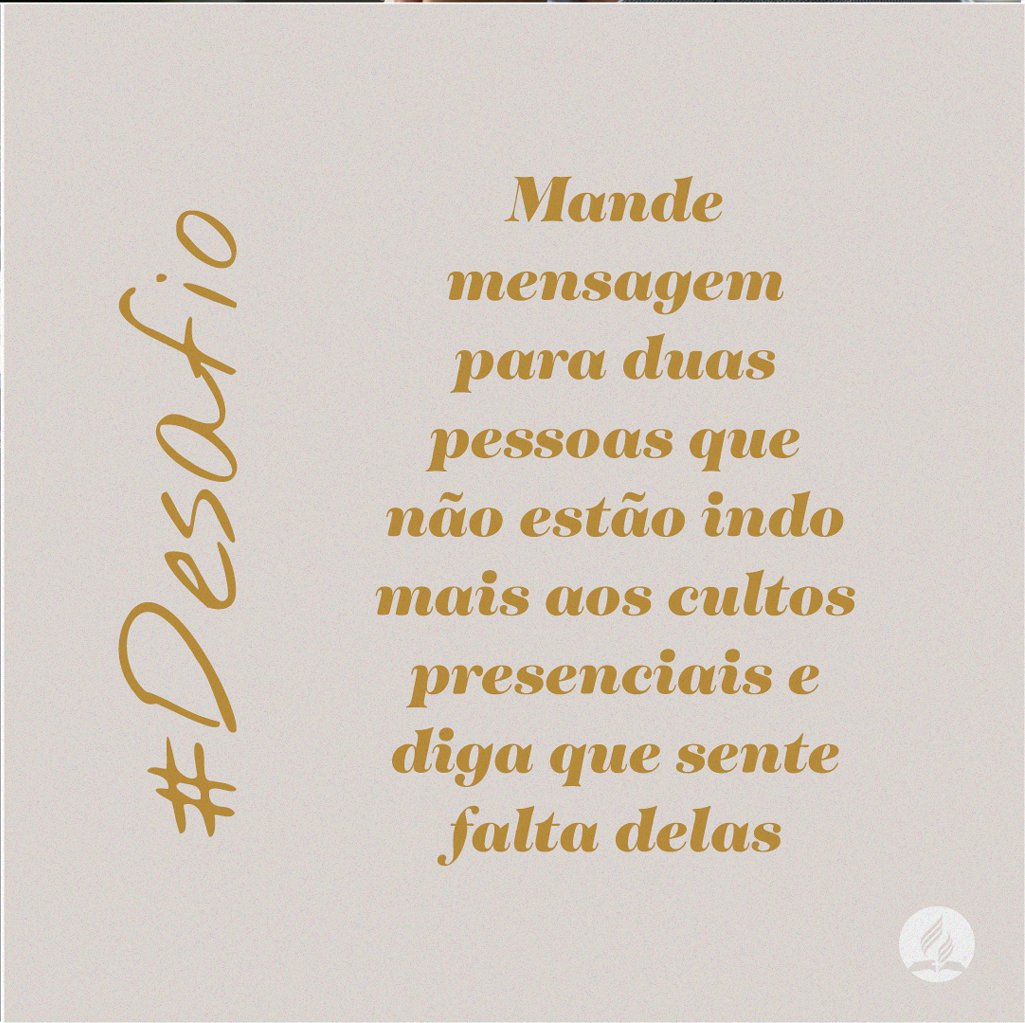 AdventistasSul's tweet photo. 📲Receber uma mensagem inesperada é bom, né?! Então faz isso agora! Temos certeza de que as pessoas que receberem vão amar! #Volta #BemVindoDeVolta https://t.co/KDI7DeYFfO
