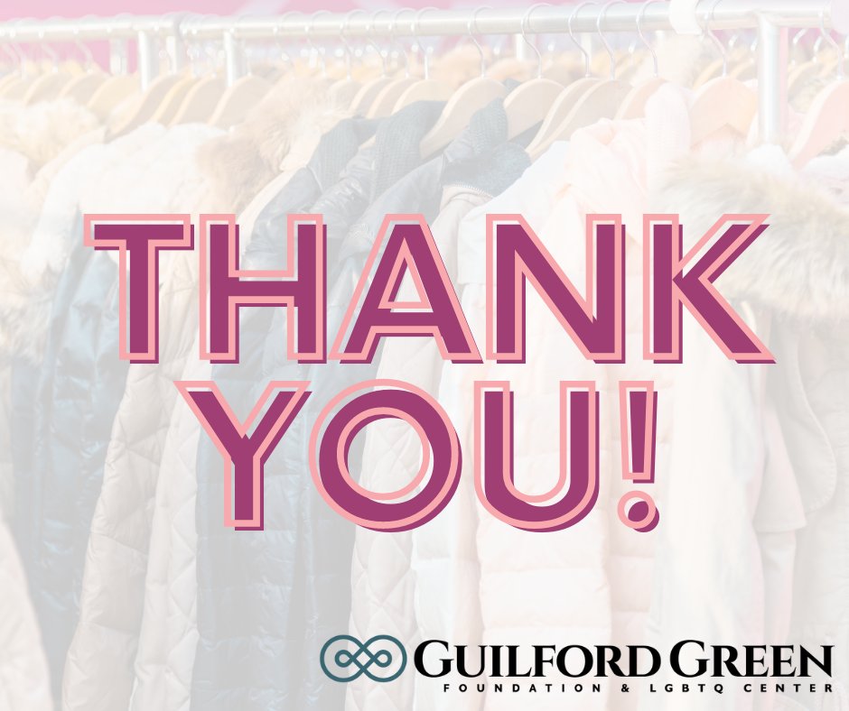 Thank you to everyone who donated coats to our clothing closet over the past few weeks. We were able to collect more than 20 coats to distribute to community members in need, and will likely have enough to carry us into next fall. Thank you for your gracious support!