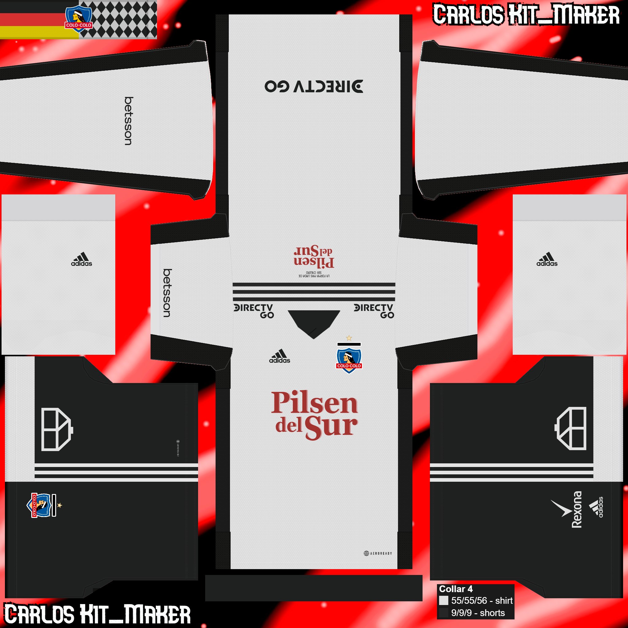 Equipacion dream league soccer 2019 colo colo hotsell