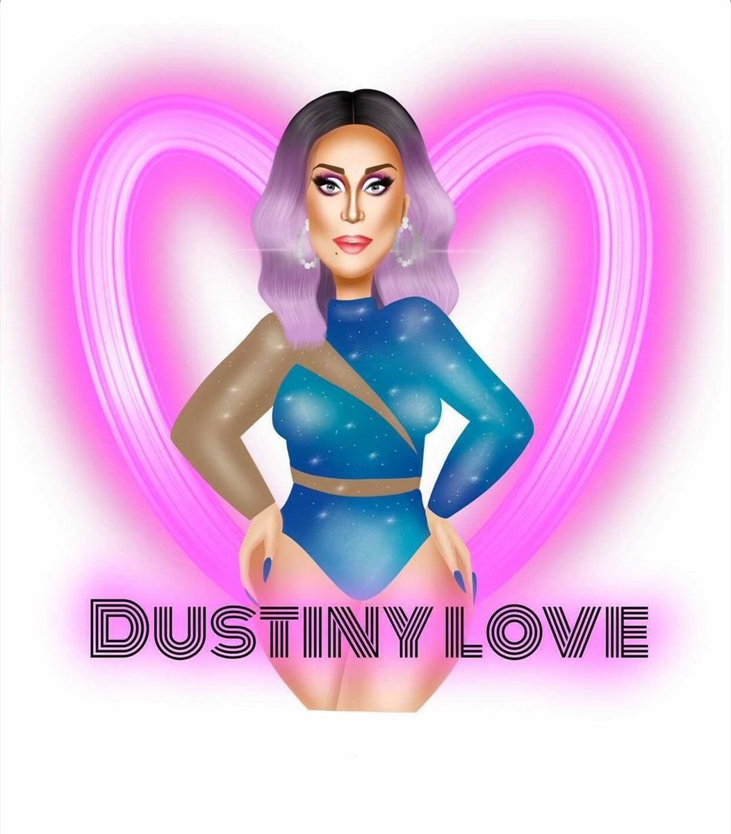 dustiny_love's tweet photo. OMG I  qm still so in LOVE with my artwork created by the very talented @ibrooart ❤

My merch is available on @REDBUBLEBUY
 https://t.co/qldHymqOYd

#yassss #customarrtwork #supportsmallbusiness #dragqueenmerch #werk #diva #letsgetsickening https://t.co/RR3bWjtcOC